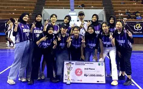 Tim Basket Putri Smadangawi Raih Juara 2 Turnamen 143 For Us Bupati Cup