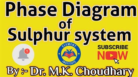 Part Phase Equilibrium Diagram Of Sulphur System One Component