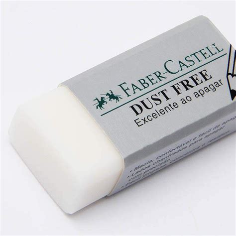 Borracha Dust Free Branca Grande Faber Castell Shopee Brasil