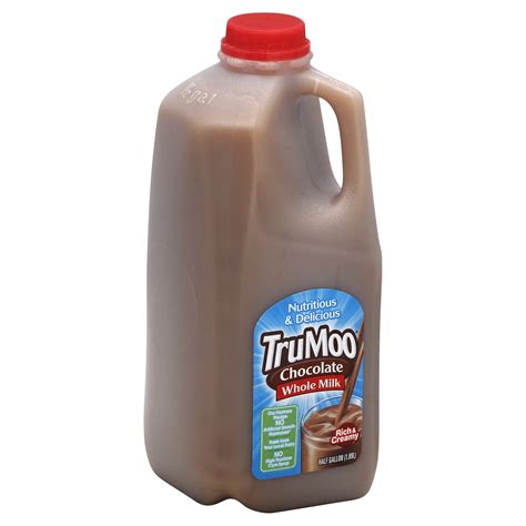 Trumoo Whole Chocolate Milk Half Gallon Fl Oz Walmart Inventory