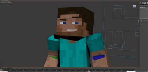 Minecraft Steve Rig D Model Max Free D