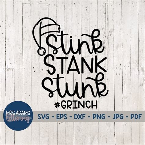 Stink Stank Stunk Ornament Svg Etsy