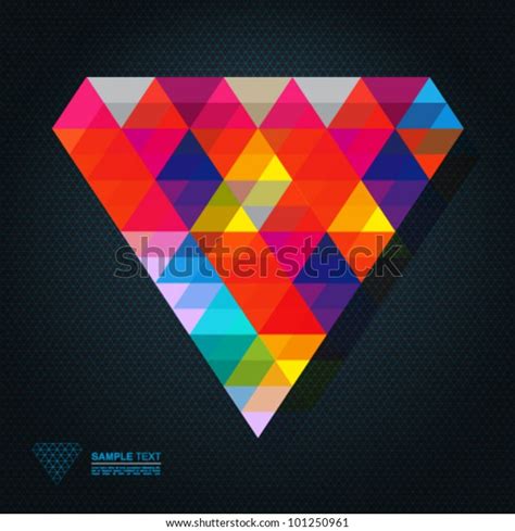 Abstract Diamond Stock Vector (Royalty Free) 101250961