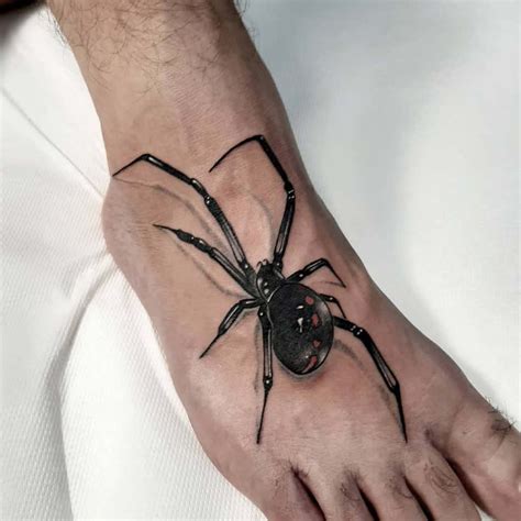 Realistic Spider Tattoo