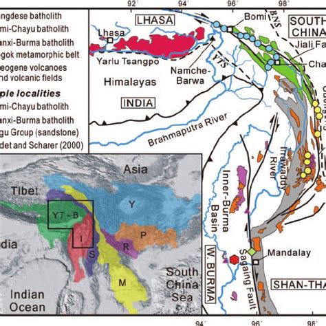 Simplified Geologic Map Showing The Distribution Of Principal