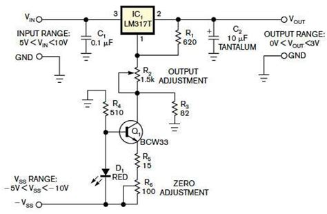 Adjustable Voltage Regulator Circuit