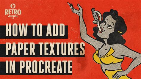 How To Add Paper Textures In Procreate Youtube