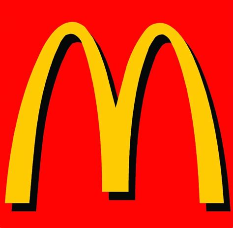 McDonalds Logo The Logo Is Shaped Like An M The Colour Scheme