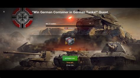 Opening 4 German Containers Quest Win German Container In German