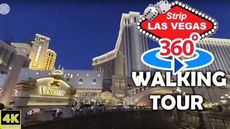 K Las Vegas Strip Walking Tour Venetian To Bellagio Garden