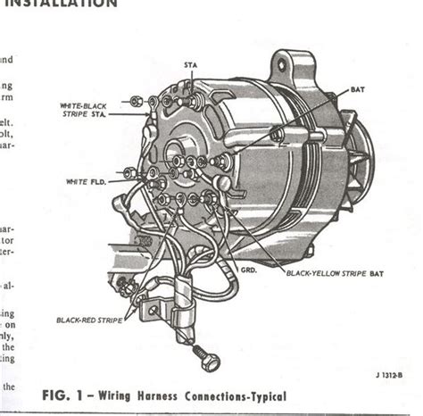 66 Mustang Alternator Wiring