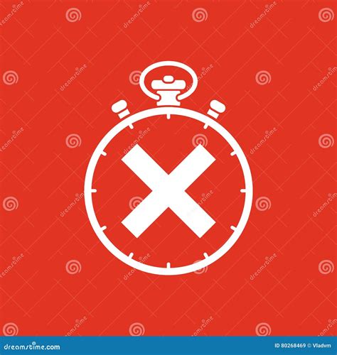 The Stopwatch Icon Clock And Watch Timer Countdown Stopwatch Symbol Ui Web Logo Sign