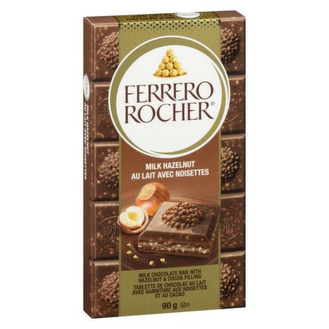 Ferrero Rocher Premium Chocolate Bar Milk Chocolate Hazelnut