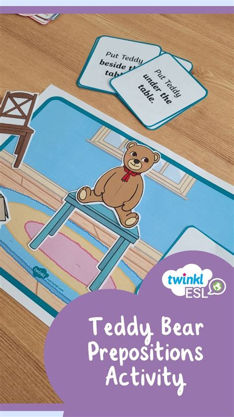 Esl Teddy Bear Prepositions Activity Artofit