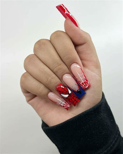 35 Amazing Spiderman Nail Designs To Try In 2024