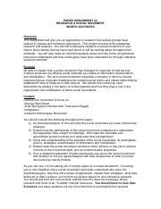 Research A Social Movement Doc Paper Assignment Research A Social