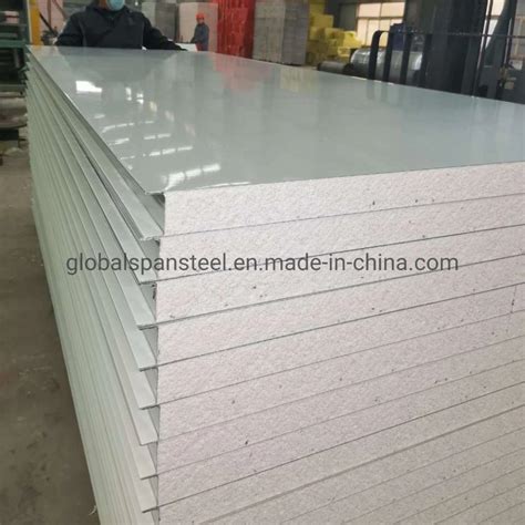 Cheaper 50mm EPS Rockwool PU Paper Honeycomb Fireproof Cleanroom