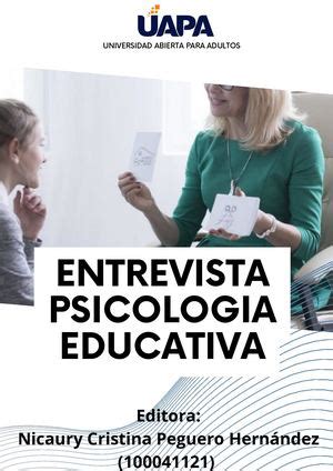 Calaméo Trabajo Final Tecnicas De La Entrevista Psicologica