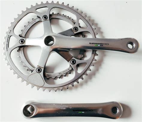 Shimano 600 Biopace Crankset 170 Bcd 130 Pédalier 6400