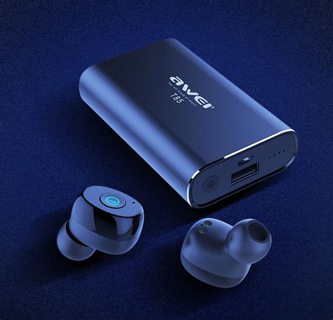 AWEI T85 True Wireless Earbuds With Charging Case