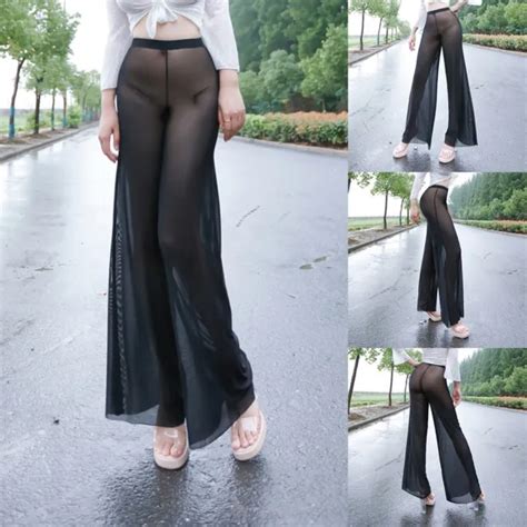 Pantalon Ample Lingerie Sexy Brillant Et Transparent V Tements De Nuit