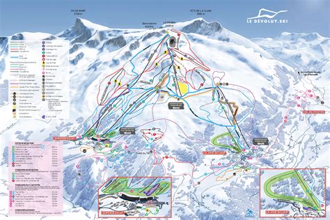 Plan des Pistes Superdévoluy La Joue Du Loup