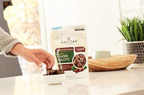 Navitas Organics Superfood Power Snacks Chocolate Cacao Oz Bag