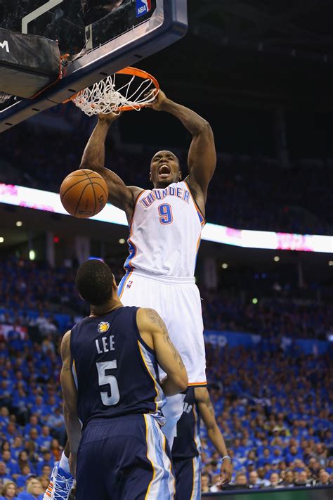 Oklahoma City Ok April 19 Serge Ibaka 9 Of The Oklahoma City