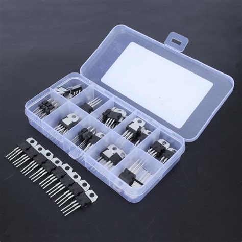 Kit d assortiment de transistor Durable régulateur de tension de