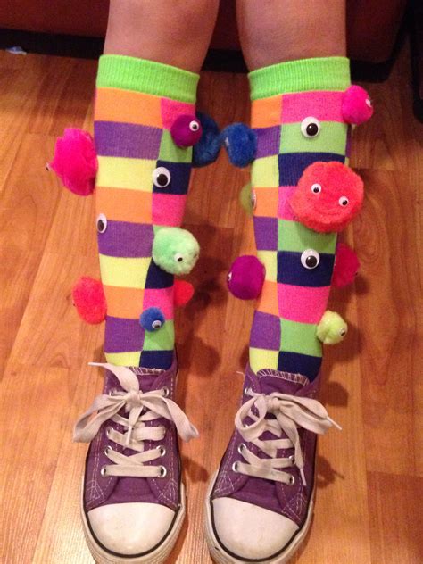 Crazy Sock Day For My Girls Pinterest Crazy Socks