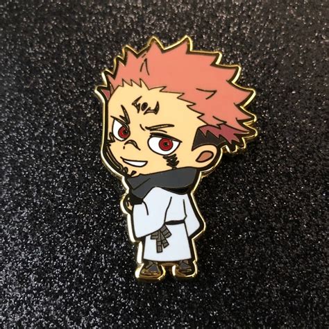 Sukuna Enamel Pin Jujutsu Kaisen Jjk Enamel Pin Badge Etsy