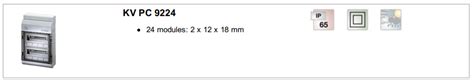 Kvpc Kv Small Type Distribution Boards Up To A Kv Circuit