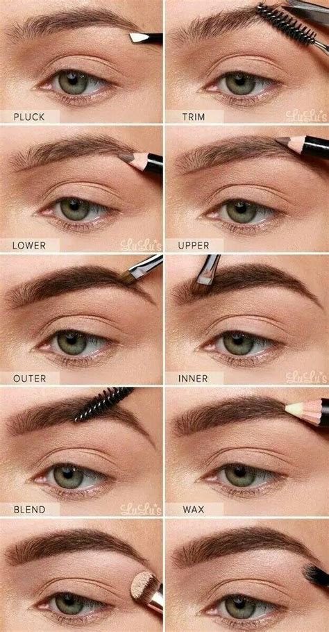 How To Draw Your Eyebrows Step By Step At Drawing Tutorials