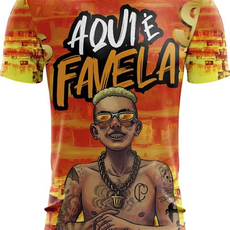 Camiseta Aqui Favela Quebrada Mandrake Elo