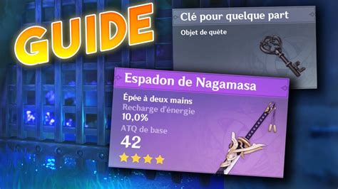 Obtenir L P E Deux Mains L Espadon De Nagamasa Plan De Forge