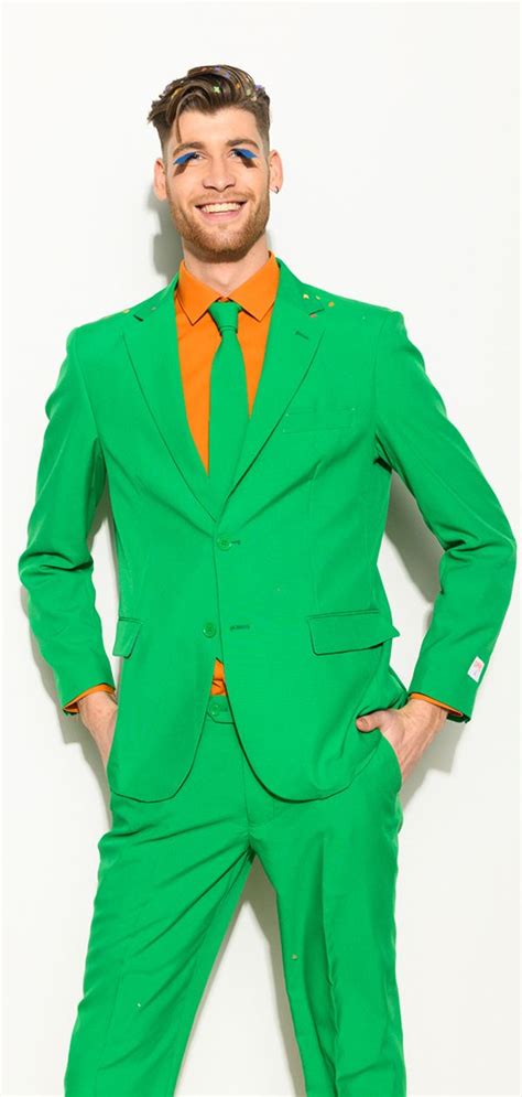 Green Suit For Men With The Suit From Opposuits Carnival Outfits