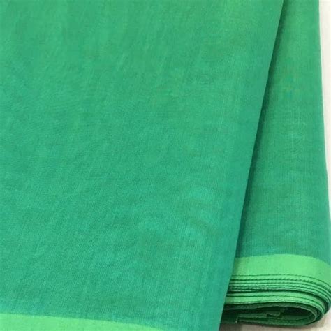 60 Gms Chanderi PLain Fabric Plain Solids Green At Rs 38 Meter In