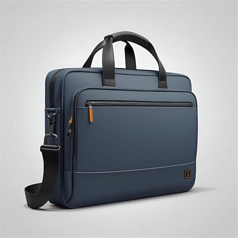 Sleek Laptop Bag Mockup Professional Design With Organized Compartments