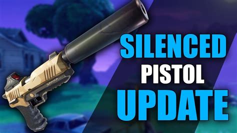 Silenced Pistol Update Showcase Fortnite Battle Royale Gameplay