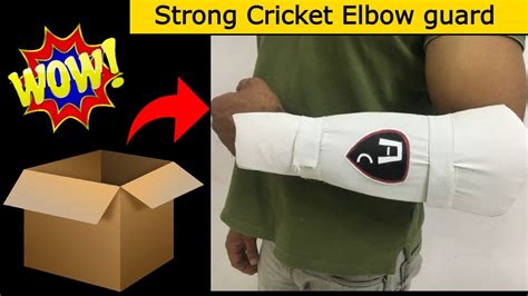 How To Make Cricket Elbow Guard At Home Cricket Arm Guard Easy