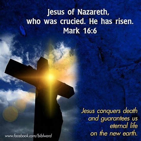 Jesus Of Nazareth Who Was Crucified He Has Risen Mark Biblical