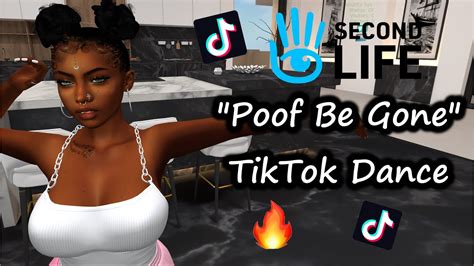 Tiktok Poof Be Gone Dance Animation For Second Life Youtube