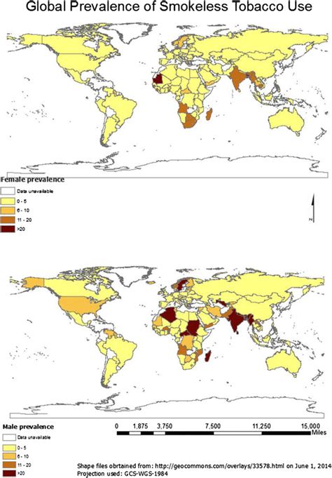 Smokeless Tobacco Prevalence Among Males And Females Download