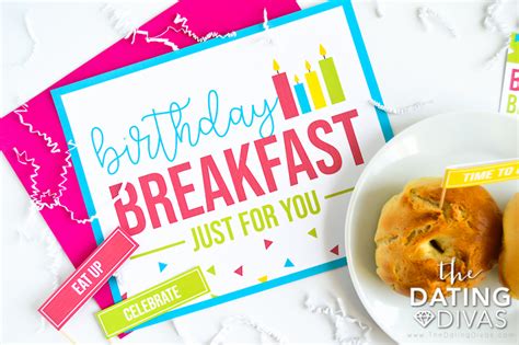 Birthday Breakfast Ideas And Printables