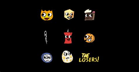 BFB THE LOSERS Pack - Bfb - Sticker | TeePublic