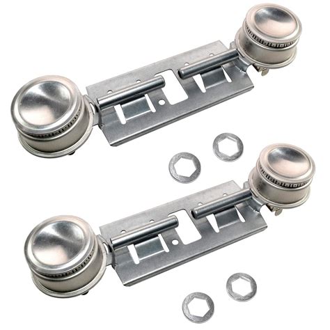 Hqrp 2 Pack Gas Range Double Burner Assembly Kit Replacement For Ge General Electric Hotpoint