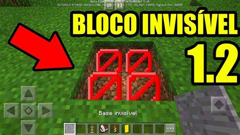 Como Conseguir O Novo Bloco Invis Vel Do Minecraft Pocket Edition