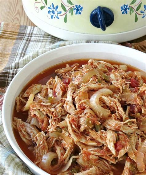 3 Ingredient Salsa Chicken Crock Pot Punchfork