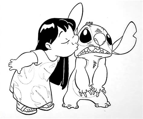 Dibujos De Stitch Diciendo Hola Para Colorear Para Colorear Pintar E Imprimir Dibujos Onlinecom