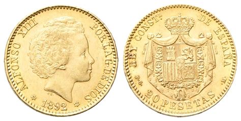 Spagna Alfonso Xiii Pesetas